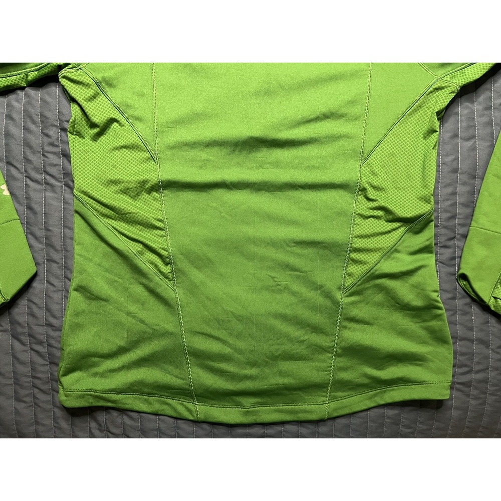 Under Armour Semi-Fitted Cold Gear Pullover University North Dakota XL Green - Picture 12 of 14